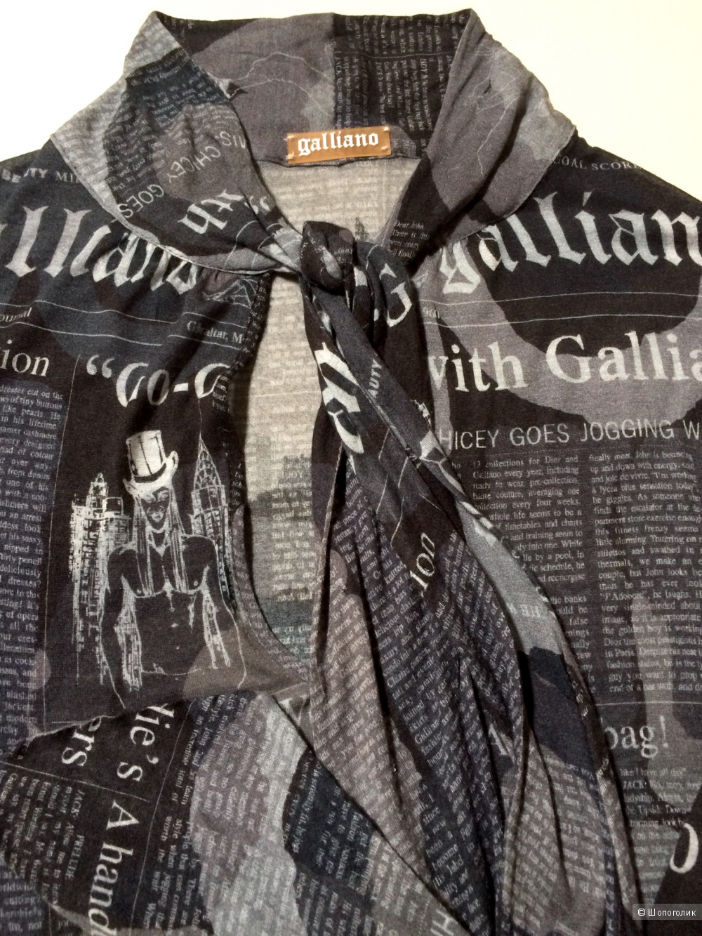 Блузка Galliano,размер 40-42-44