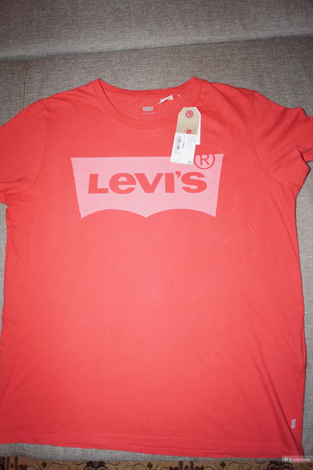 Футболка с логотипом бренда LEVI’S®, размер L