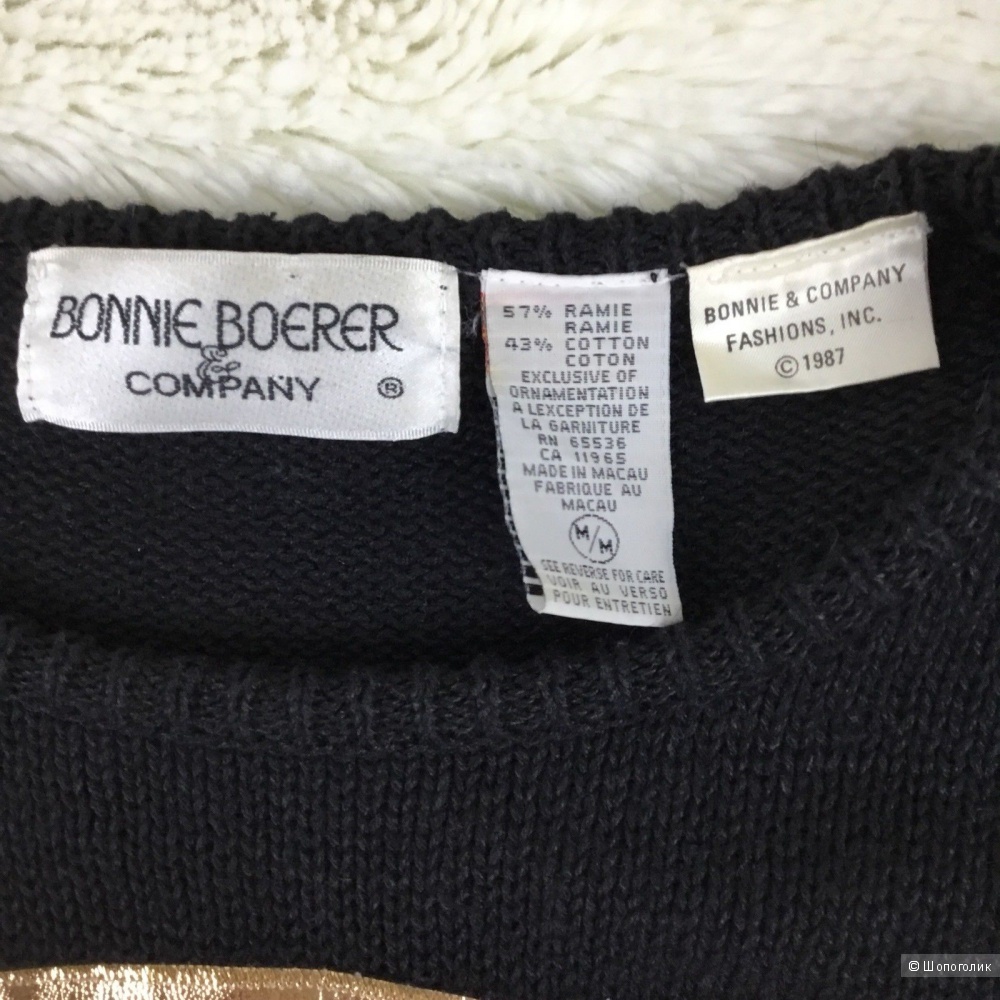 Винтажный свитер Bonnie Boerer M