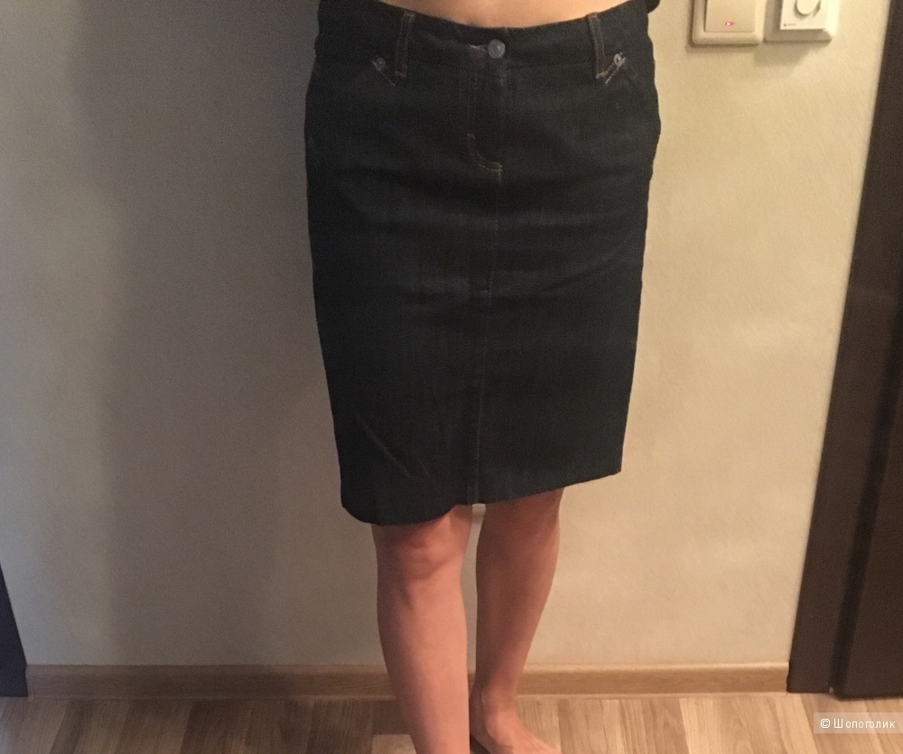 Джинсовая юбка Sisley размер 46
