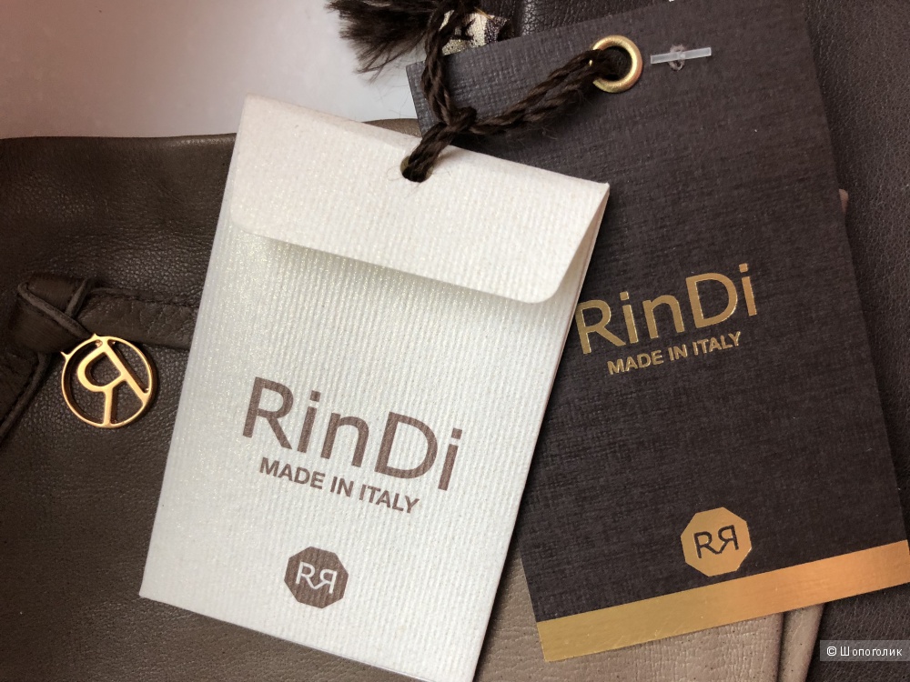Длинные кожаные перчатки RinDi Италия 8
