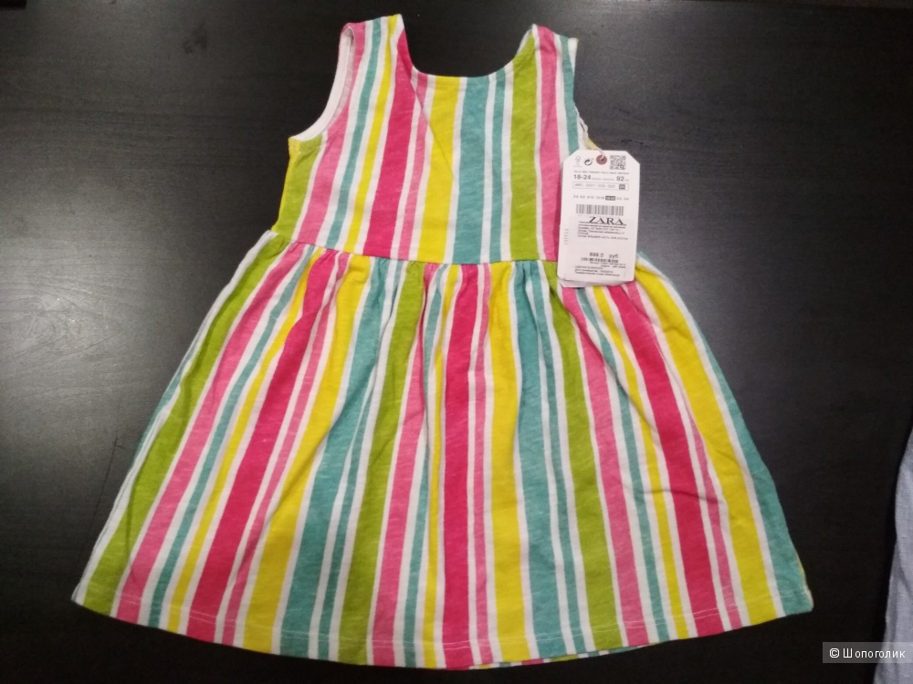 Комплект из трех платьев zara, hm 86-92