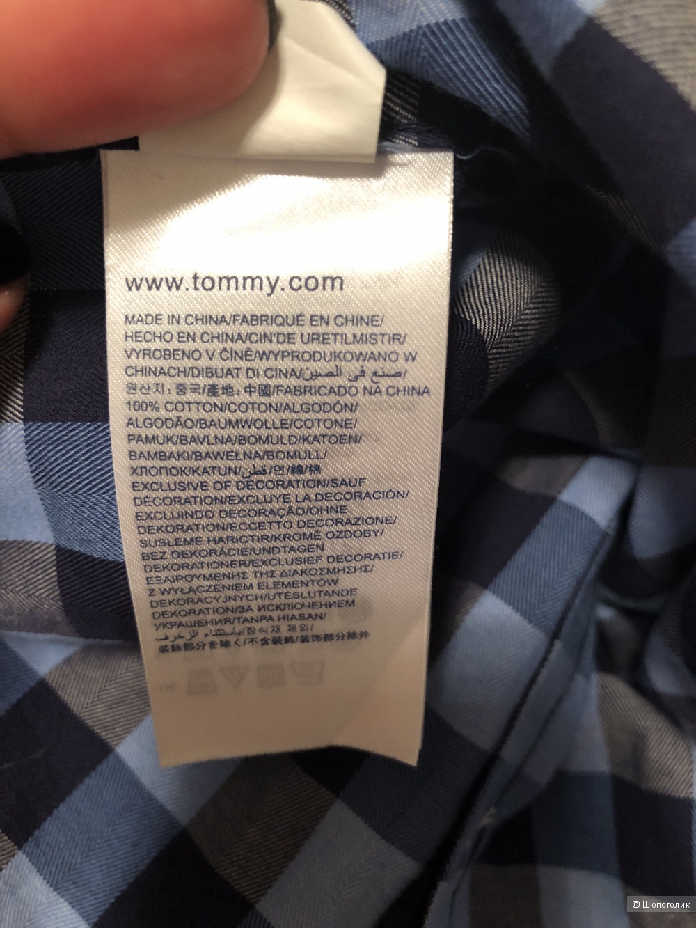 Рубашка Tommy Hilfiger, 86 см