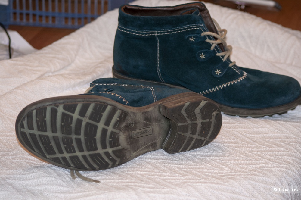Мужские демисезонные ботинки Josef Seibel / замша / размер 44