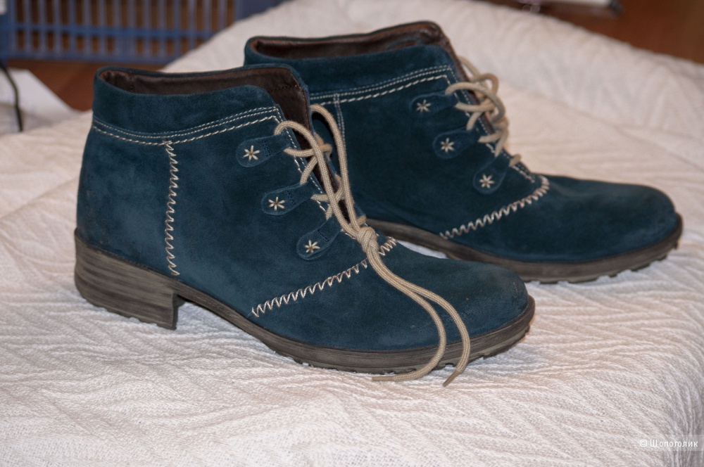 Мужские демисезонные ботинки Josef Seibel / замша / размер 44