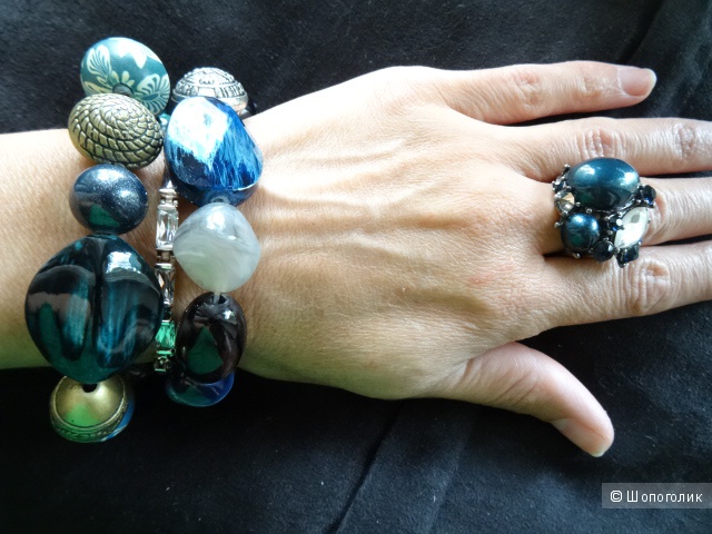 Сет из двух браслетов aiessandro frenza, one size
