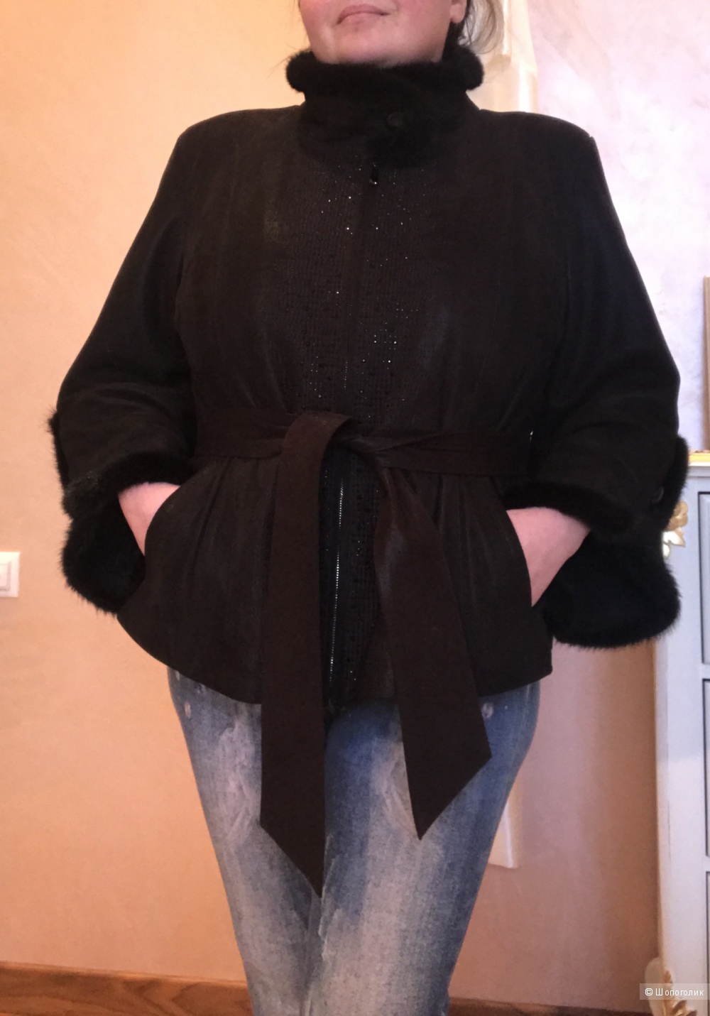 Велюровая куртка Varsova. Размер 54-56