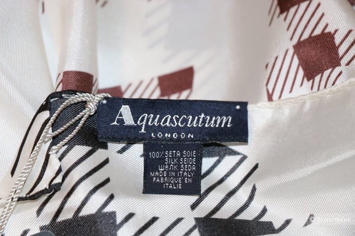 Шелковый платок AQUASCUTUM, 90х90