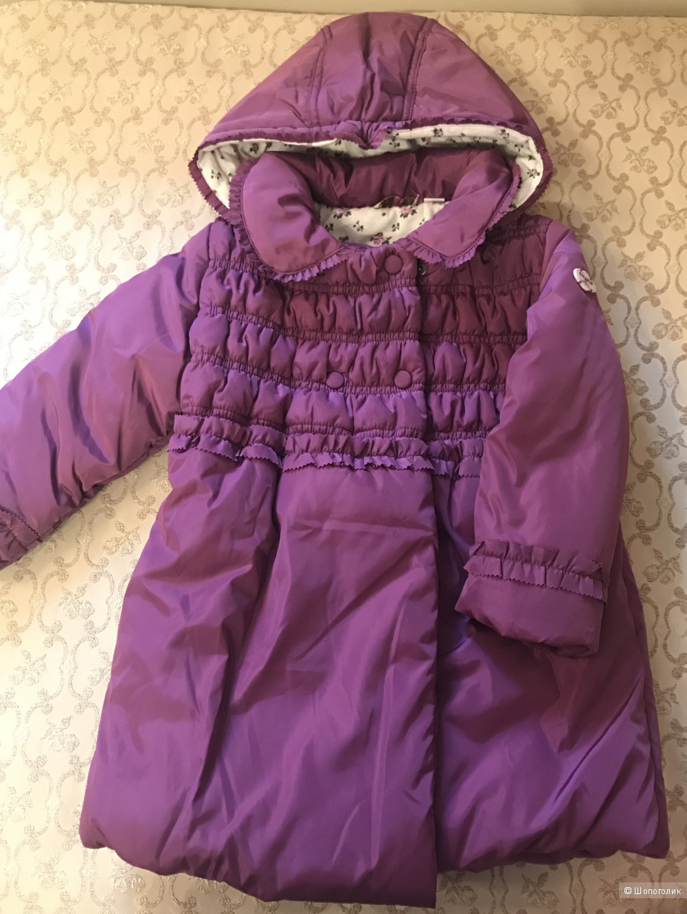 Демисезонное пальто Chicco для девочки, размер 92/2 года