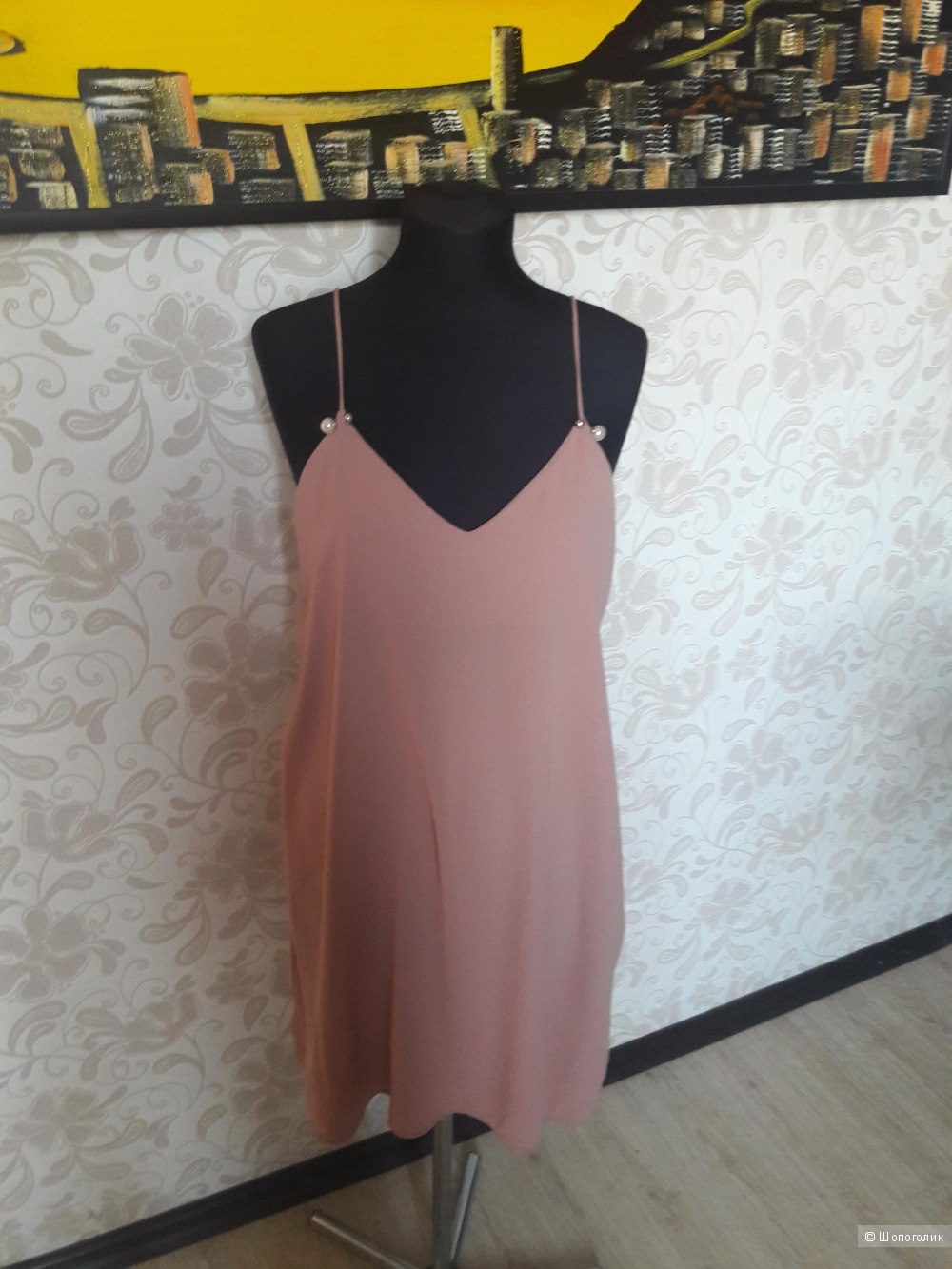 Платье с жемчугом, Zara, 48-50-52