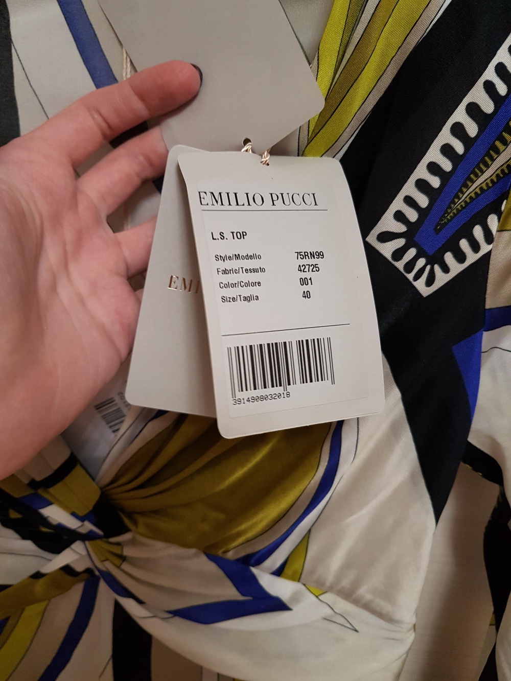 Блузка Emilio Pucci, размер 40 it (42)