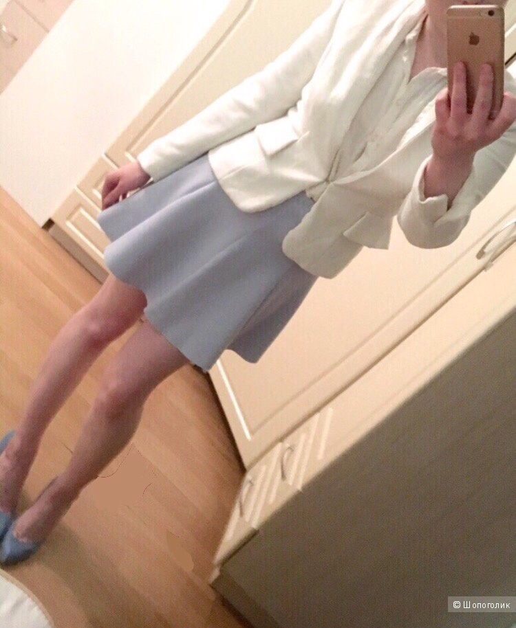 Комплект: Пиджак Kira Plastinina, юбка и блузка Bershka , размер S-M