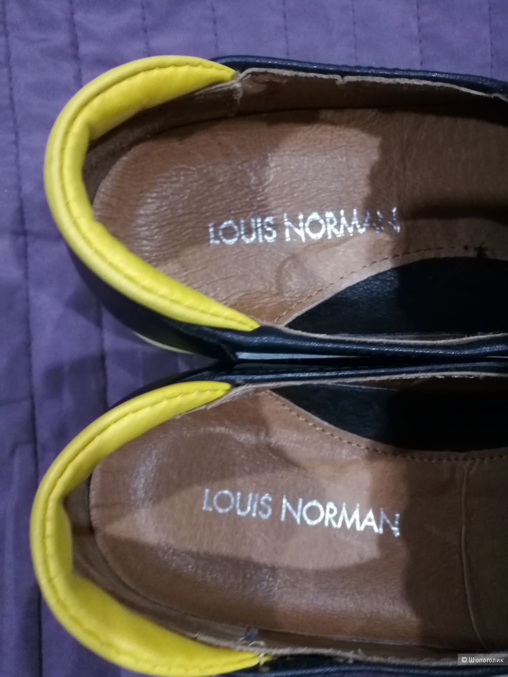 Туфли-слипперы, LOUIS NORMAN, размер 39.