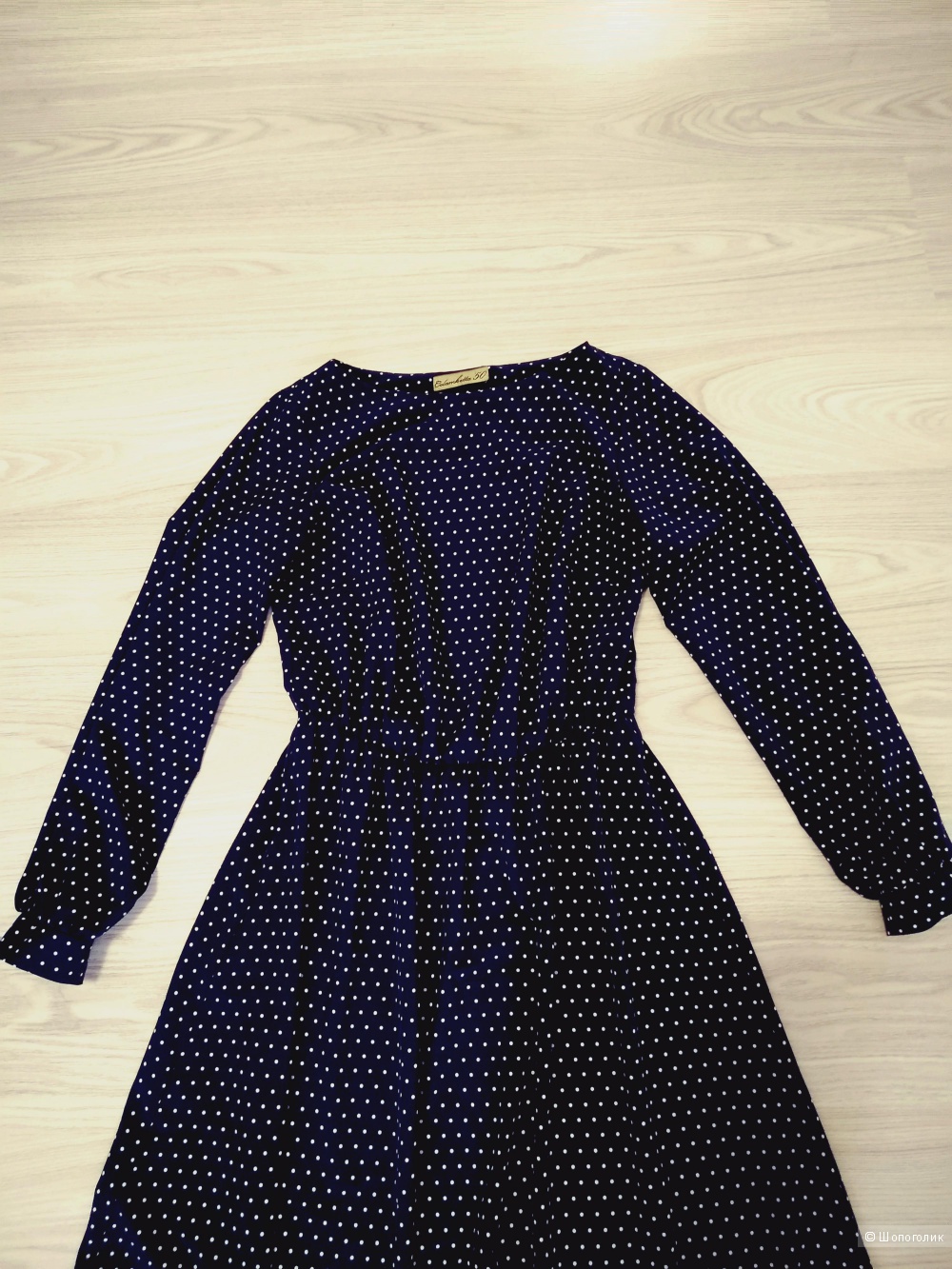 Длинное темно-синее платье  Colambetta,  размер 48