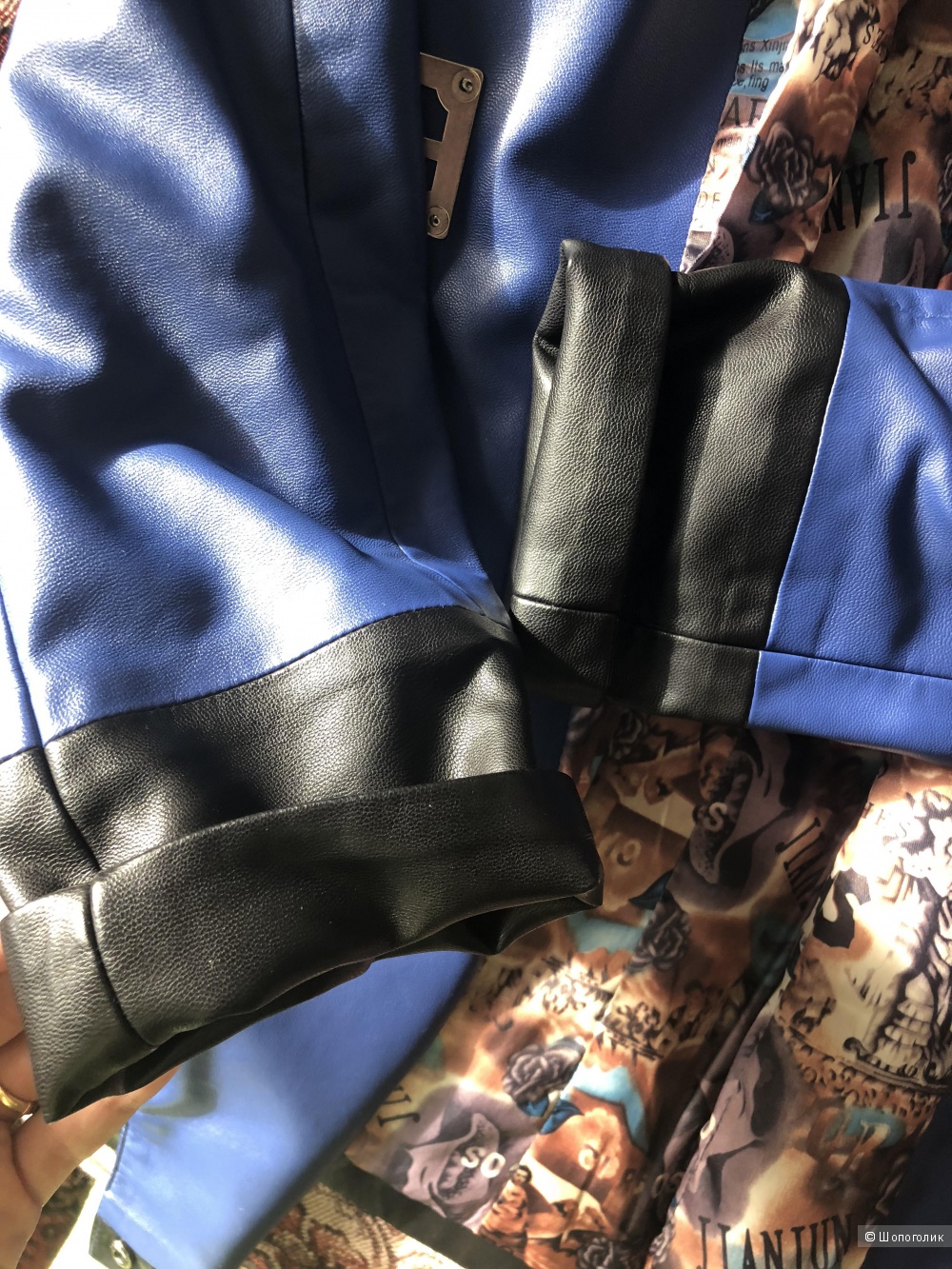 Кожаная куртка Bingnuozi collection fashion, 46-48 р.