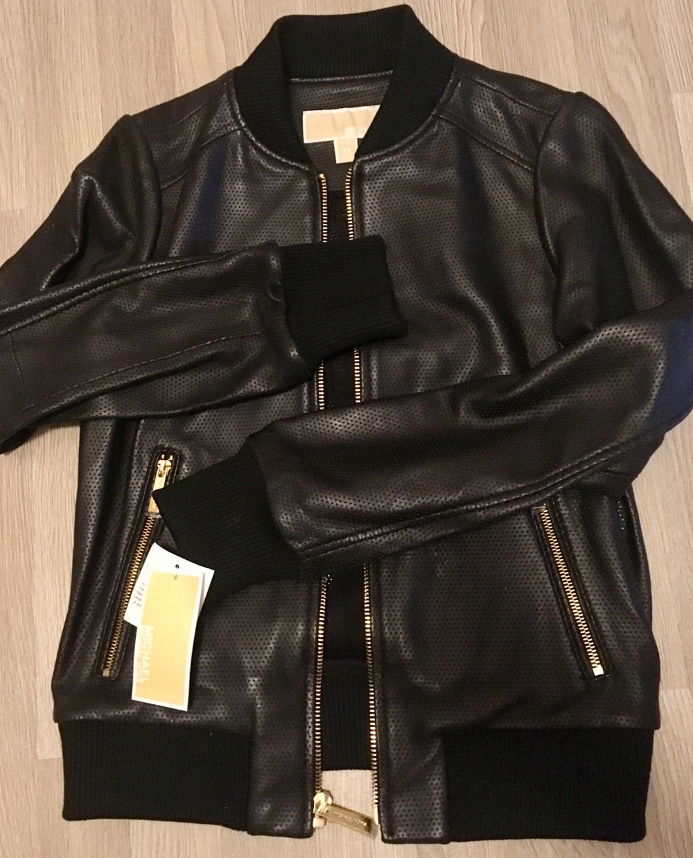 Кожаная куртка Michael Kors, XS.