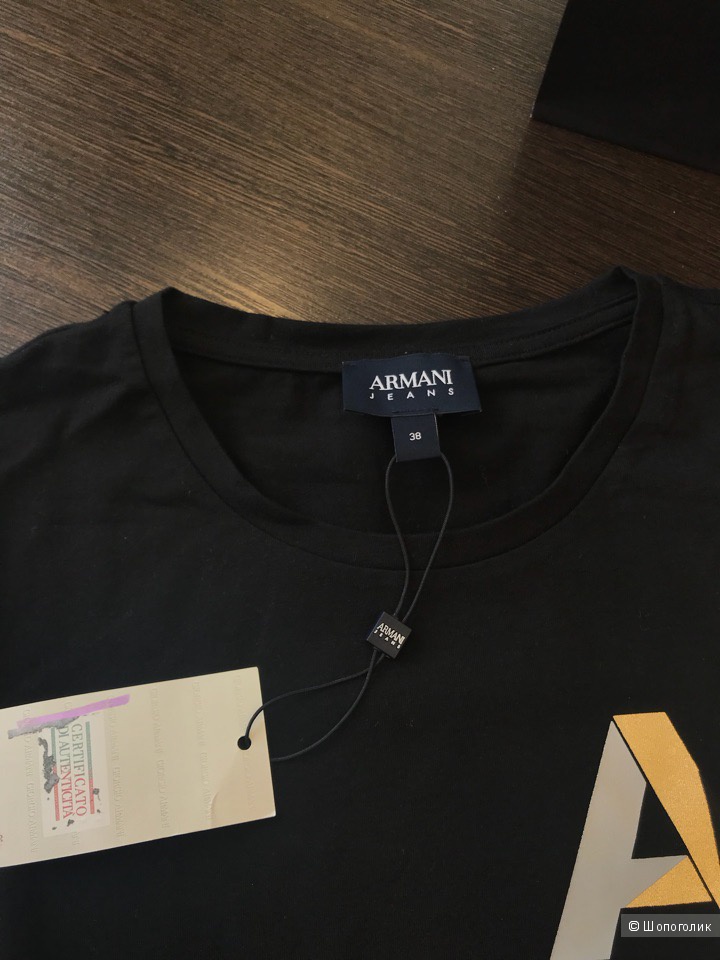 Женская футболка Armani Jeans, размеры 38, 40, 44