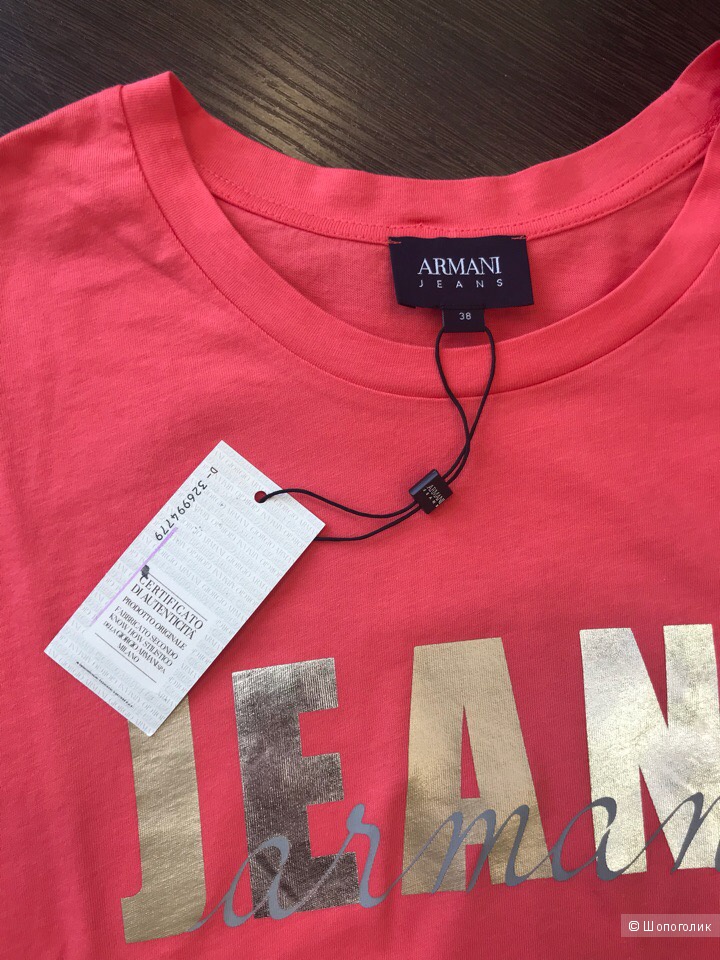 Женская футболка Armani Jeans, размеры 38, 40, 42, 44