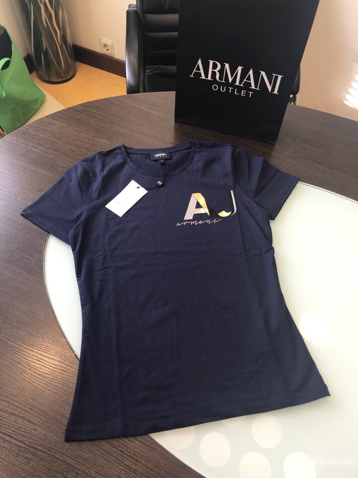 Женская футболка Armani Jeans, размеры 38, 40, 42, 44