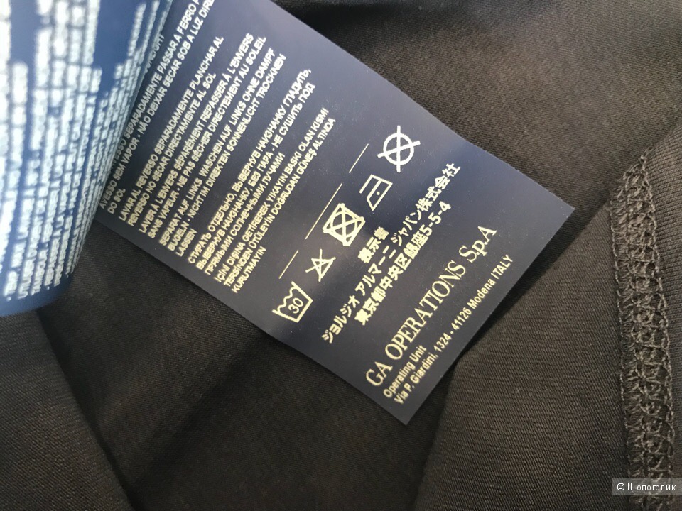 Женская футболка Armani Jeans, размеры 38, 40, 42, 44