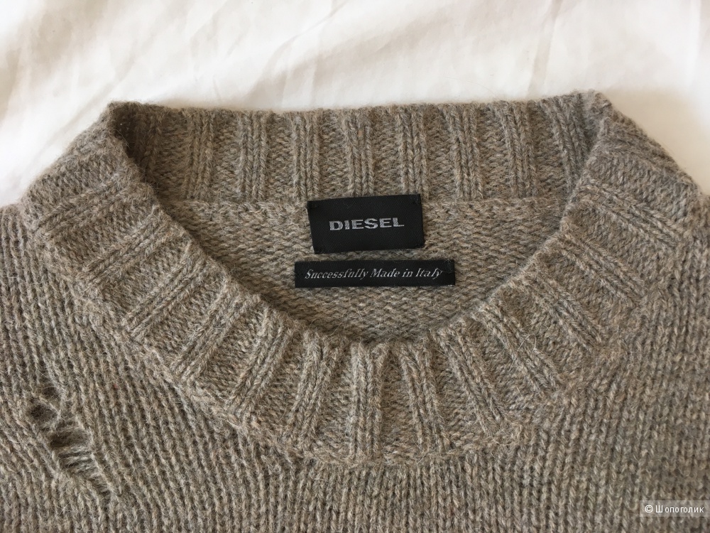Свитер Diesel K-Verde Distressed Alpaca 50, L