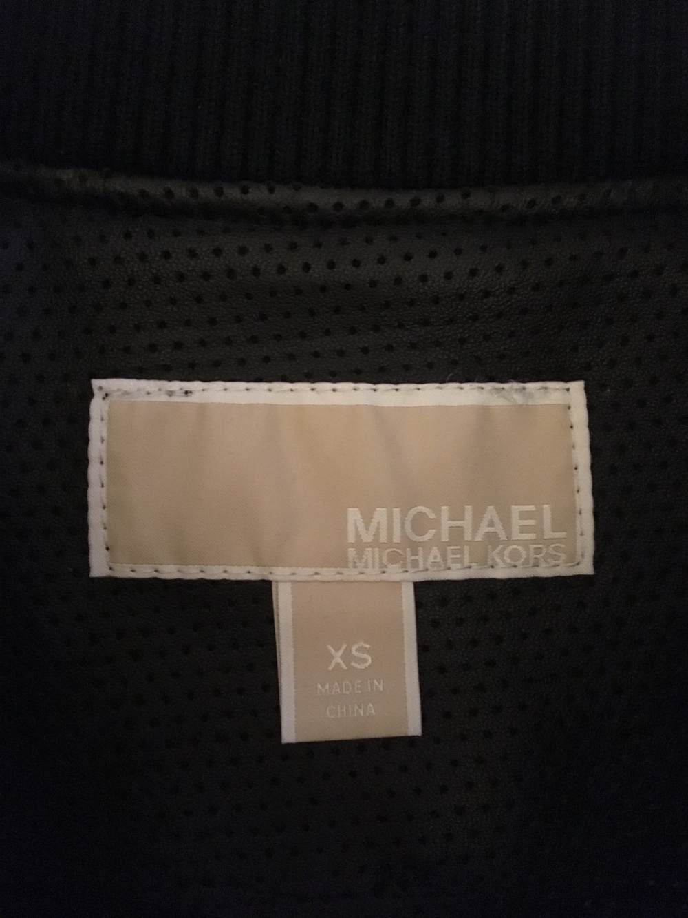 Кожаная куртка Michael Kors, XS.