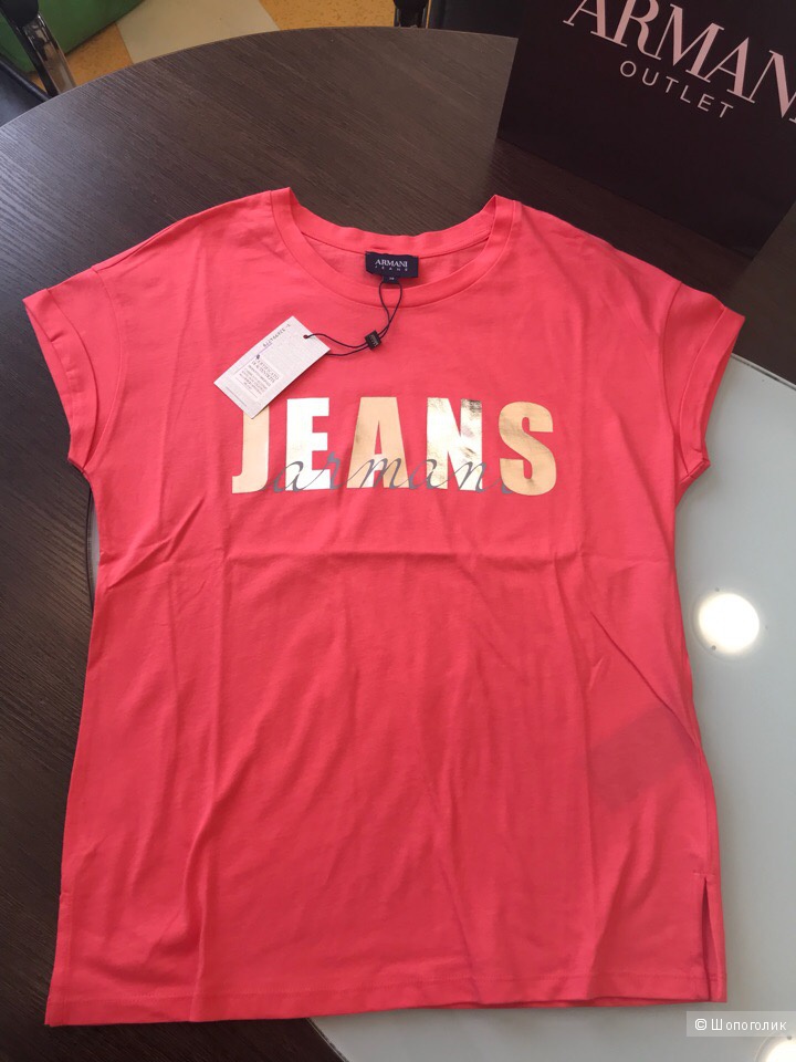 Женская футболка Armani Jeans, размеры 38, 40, 42, 44