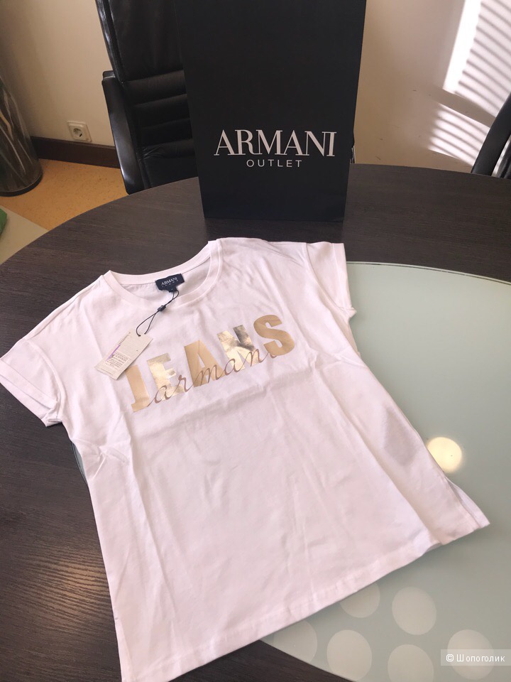 Женская футболка Armani Jeans, размер 36, 40