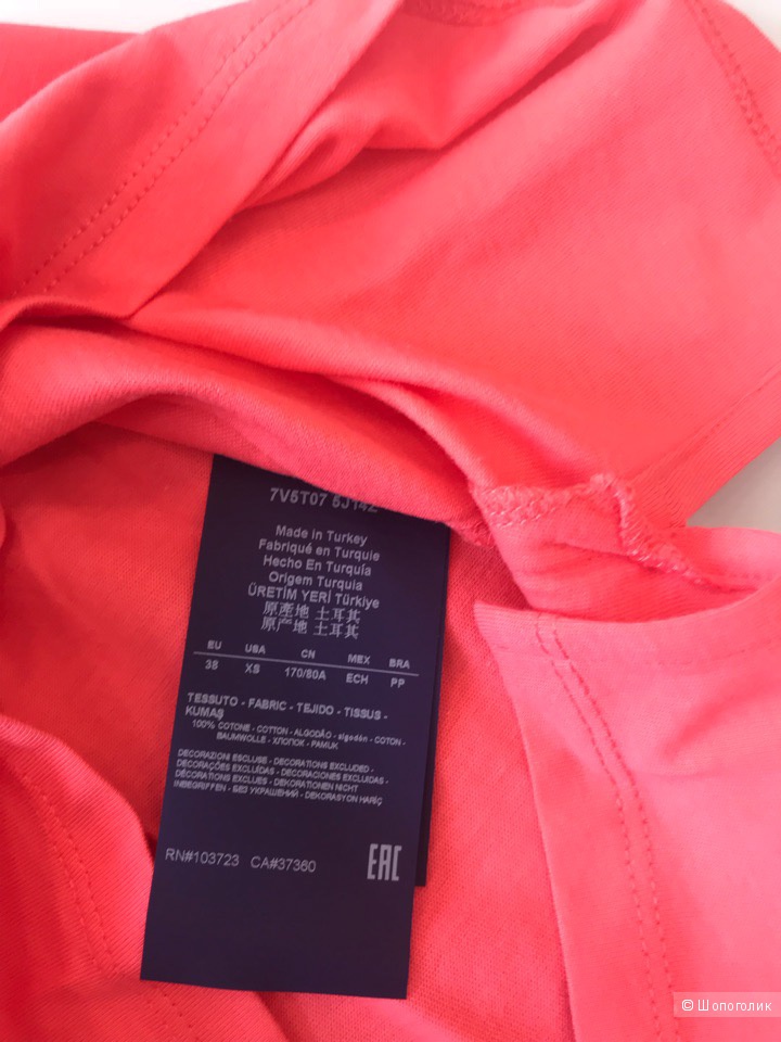 Женская футболка Armani Jeans, размеры 38, 40, 42, 44