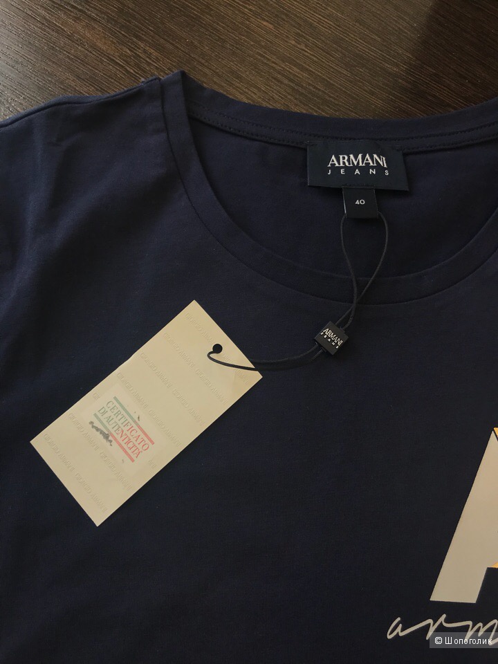 Женская футболка Armani Jeans, размеры 38, 40, 42, 44
