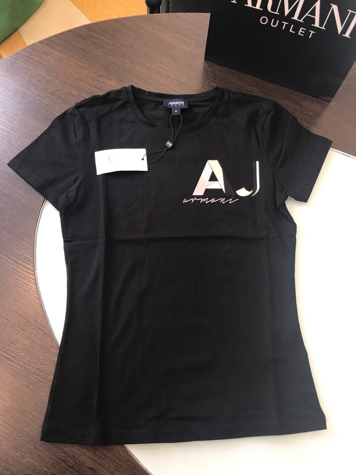 Женская футболка Armani Jeans, размеры 38, 40, 44
