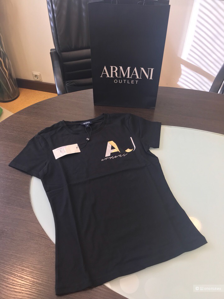 Женская футболка Armani Jeans, размеры 38, 40, 44