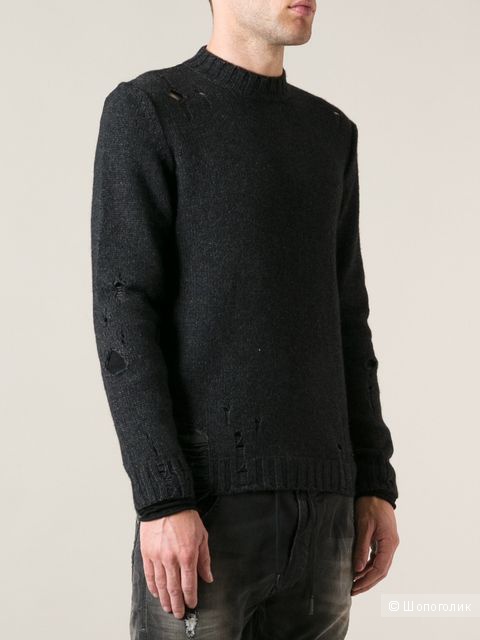 Свитер Diesel K-Verde Distressed Alpaca 50, L
