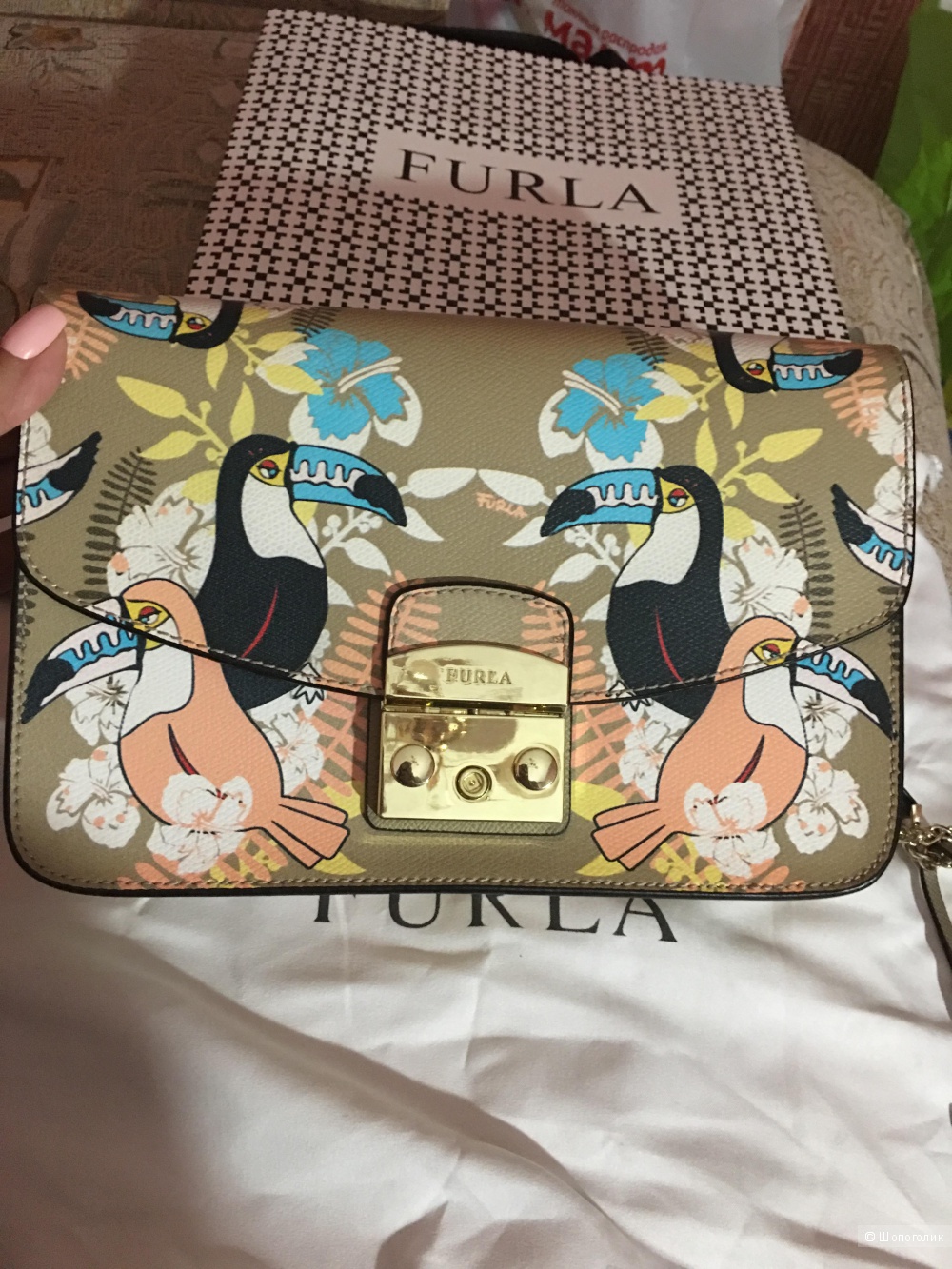 Сумка Furla Metropolis пеликаны