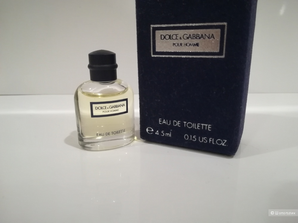 Миниатюра 4,5 мл - Dolce&Gabbana pour Homme (1994) EDT