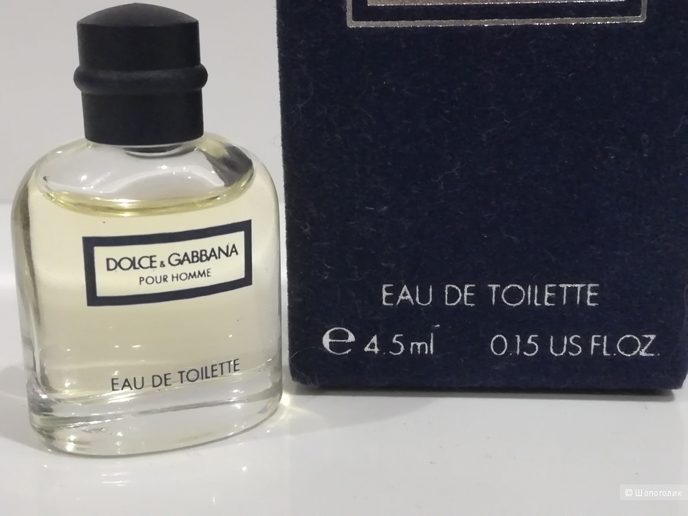 Миниатюра 4,5 мл - Dolce&Gabbana pour Homme (1994) EDT