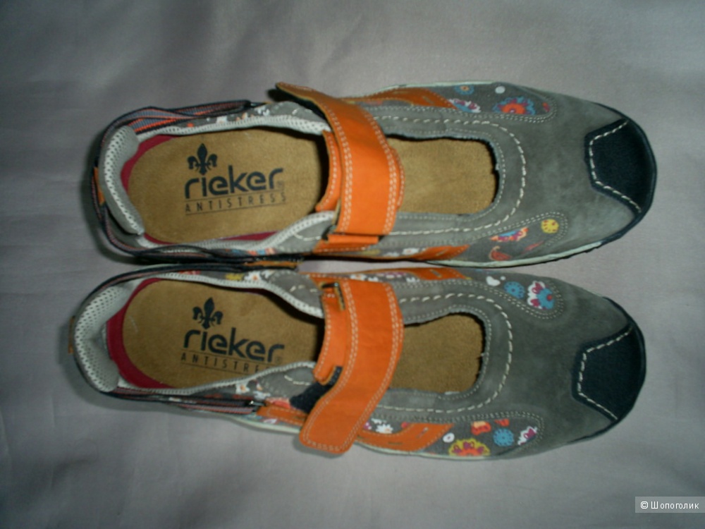 Туфли Rieker р 42 на стопу 26,5-27 см.