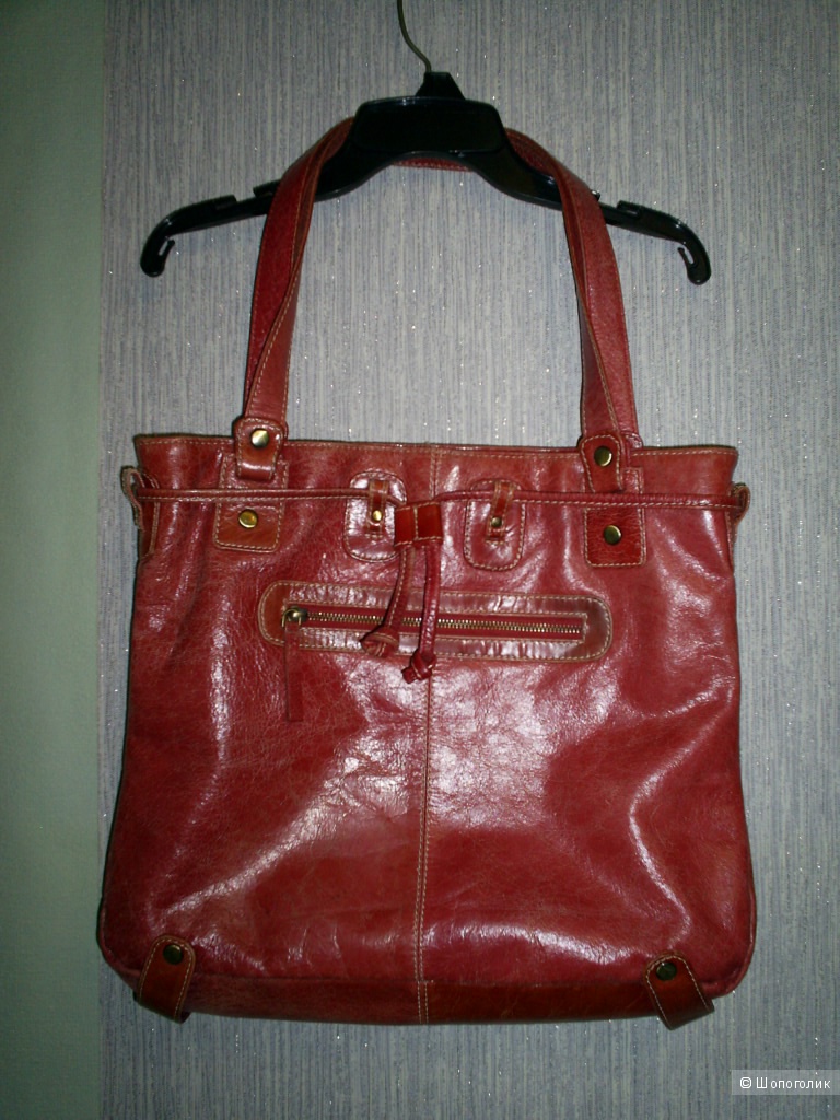 Сумка Genuine leather 39-33-10 см.