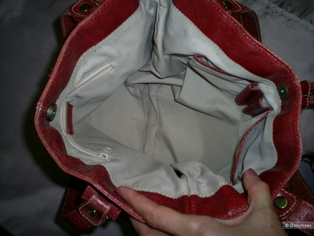 Сумка Genuine leather 39-33-10 см.