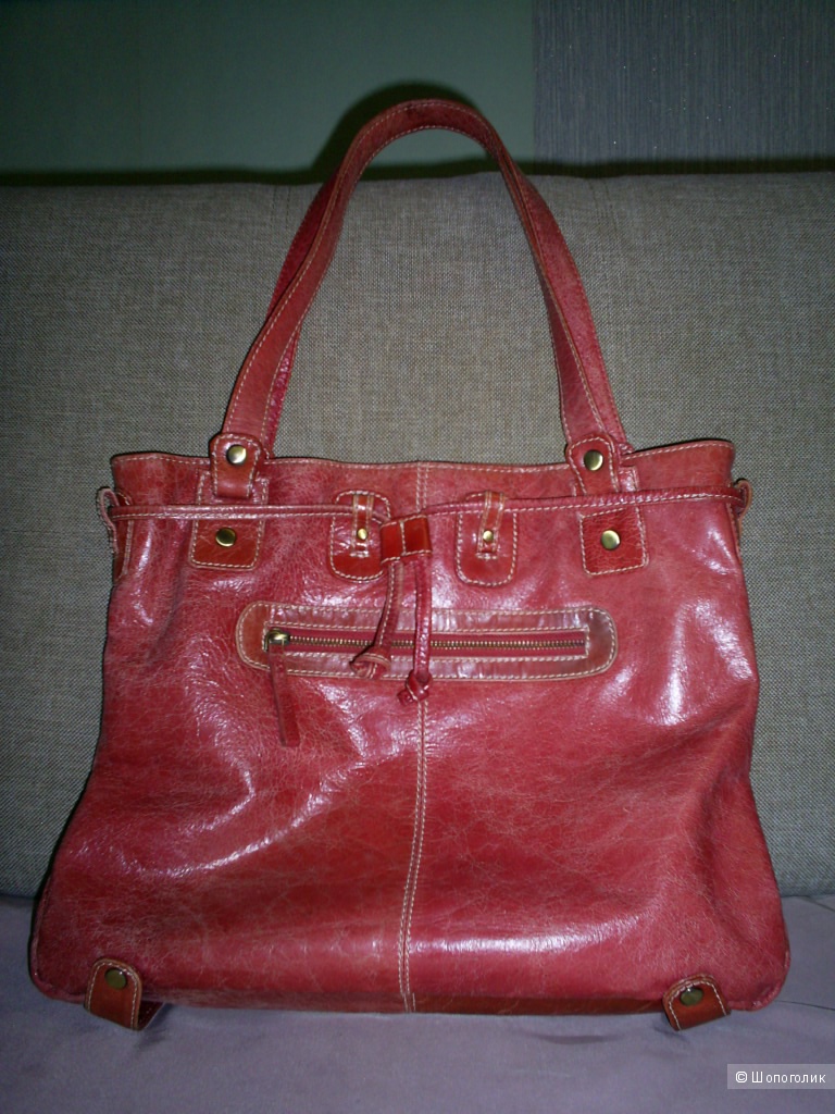 Сумка Genuine leather 39-33-10 см.