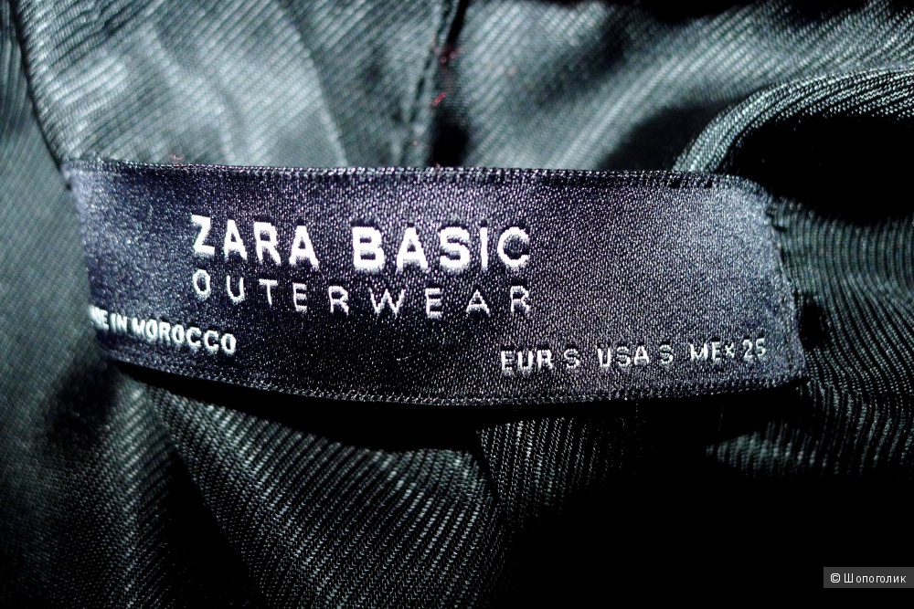 Меховое пальто. Zara Basic. Р-р S.