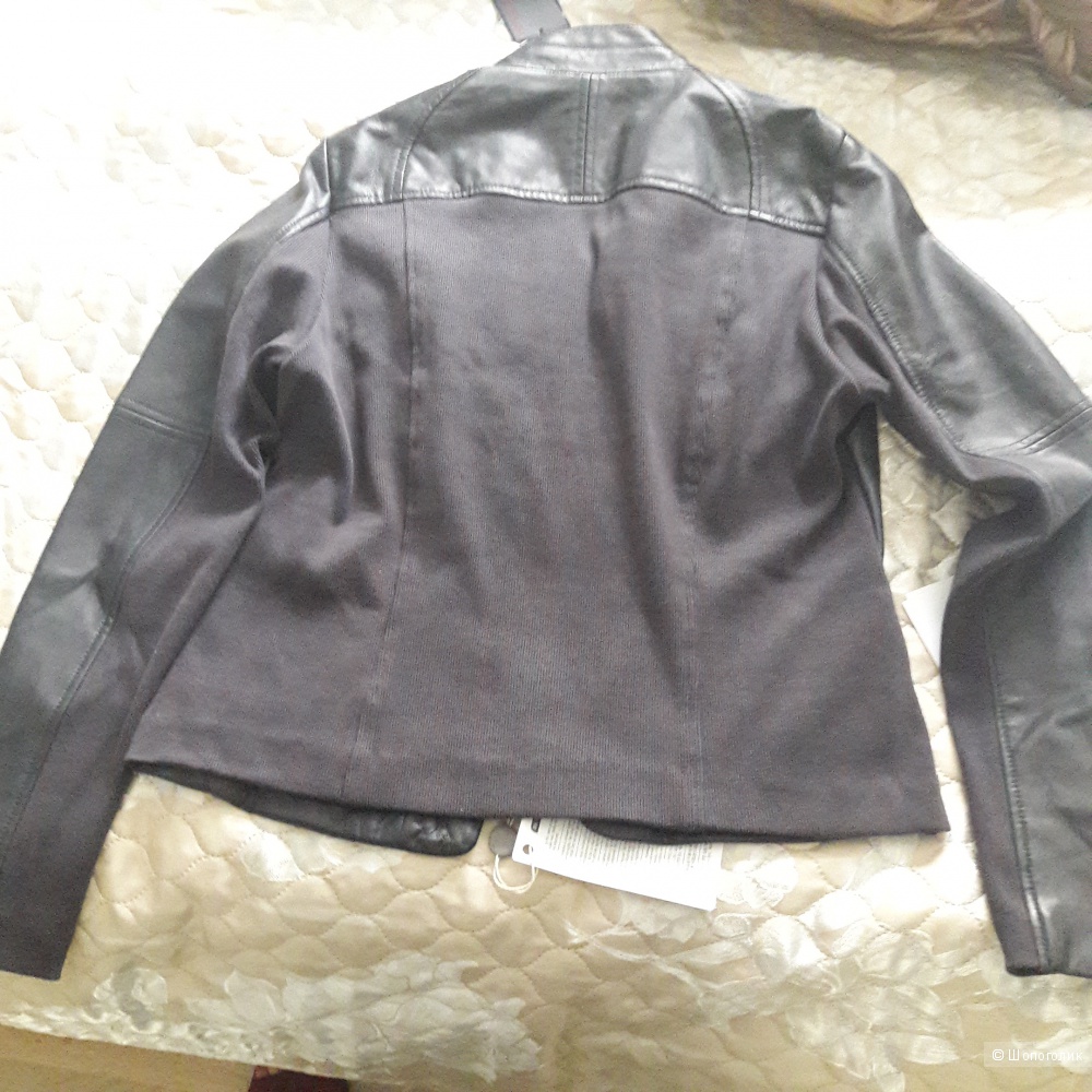 Кожаная куртка Trussardi Jeans размер 46 итал