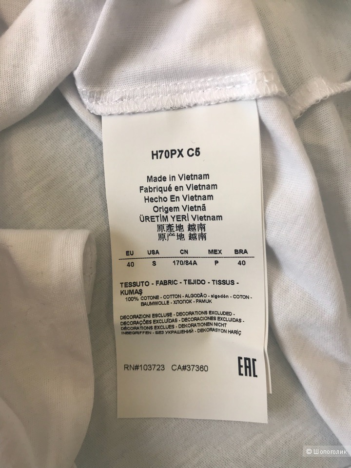 Женская футболка Armani Jeans, размер 40, 42, 44
