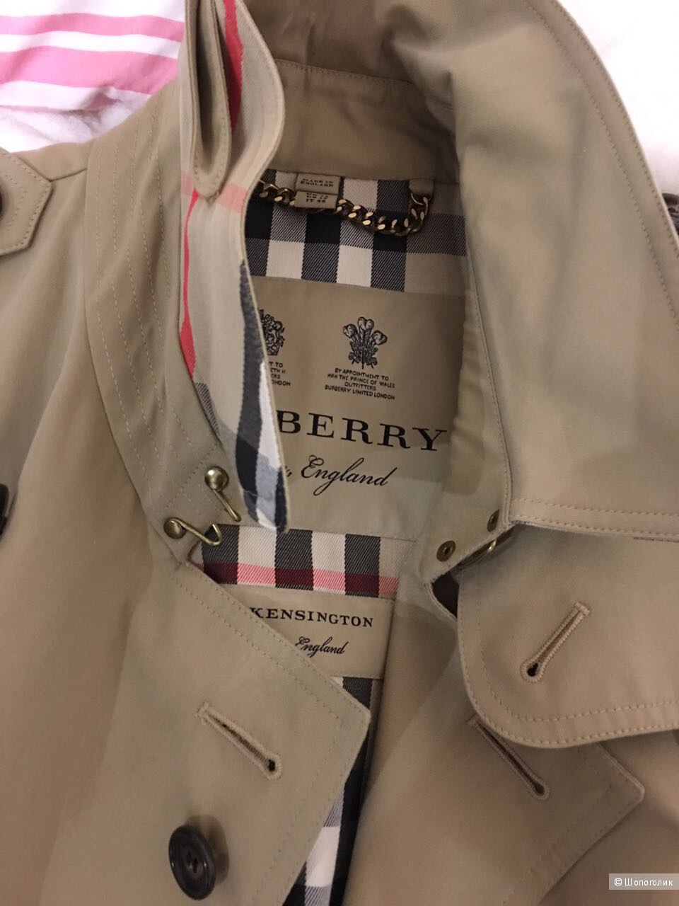 Тренч Burberry Kensington, р.46-48