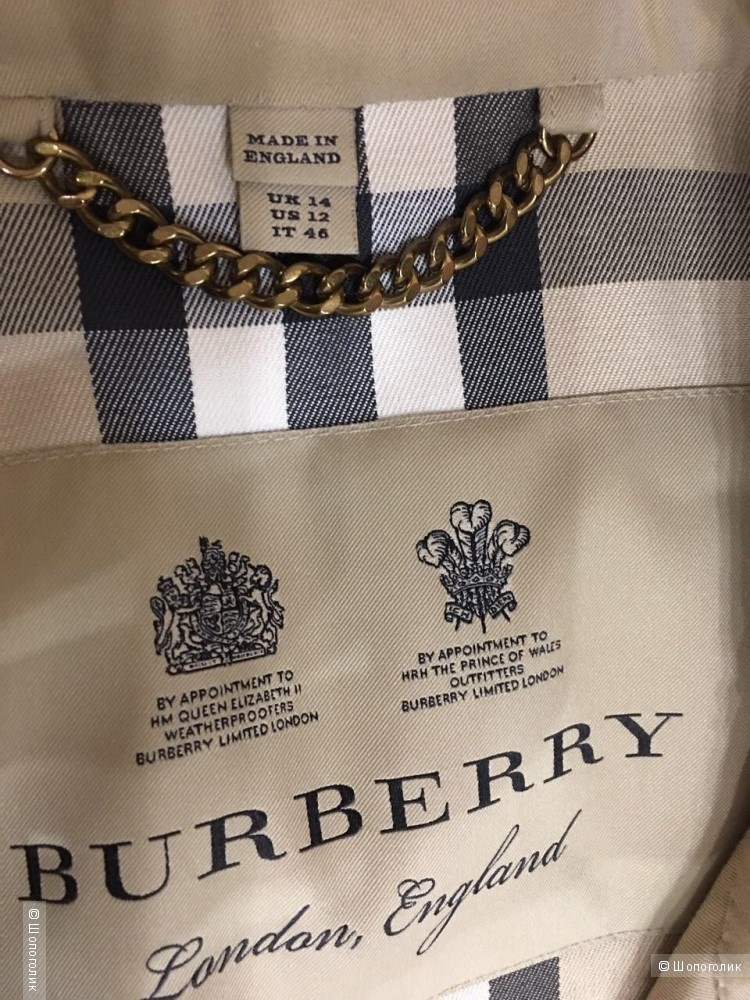 Тренч Burberry Kensington, р.46-48