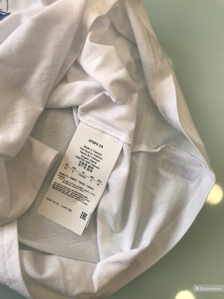 Женская футболка Armani Jeans, размер 40, 42, 44