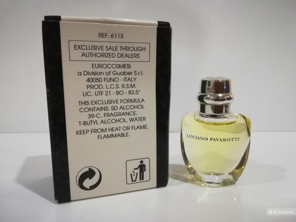 Миниатюра 4.5 мл - Luciano Pavarotti EDT