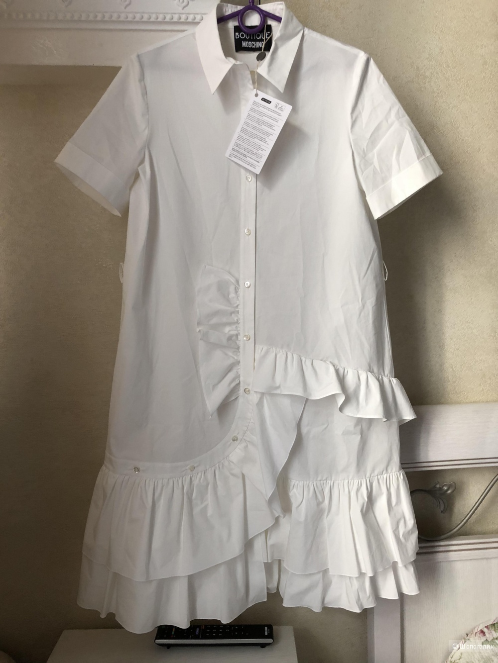 Платье (платье-рубашка) BOUTIQUE MOSCHINO р. 44 (42 IT) большемерит