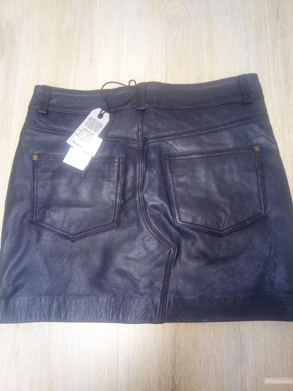 Юбка Кожаная "PepeJeans" S-M
