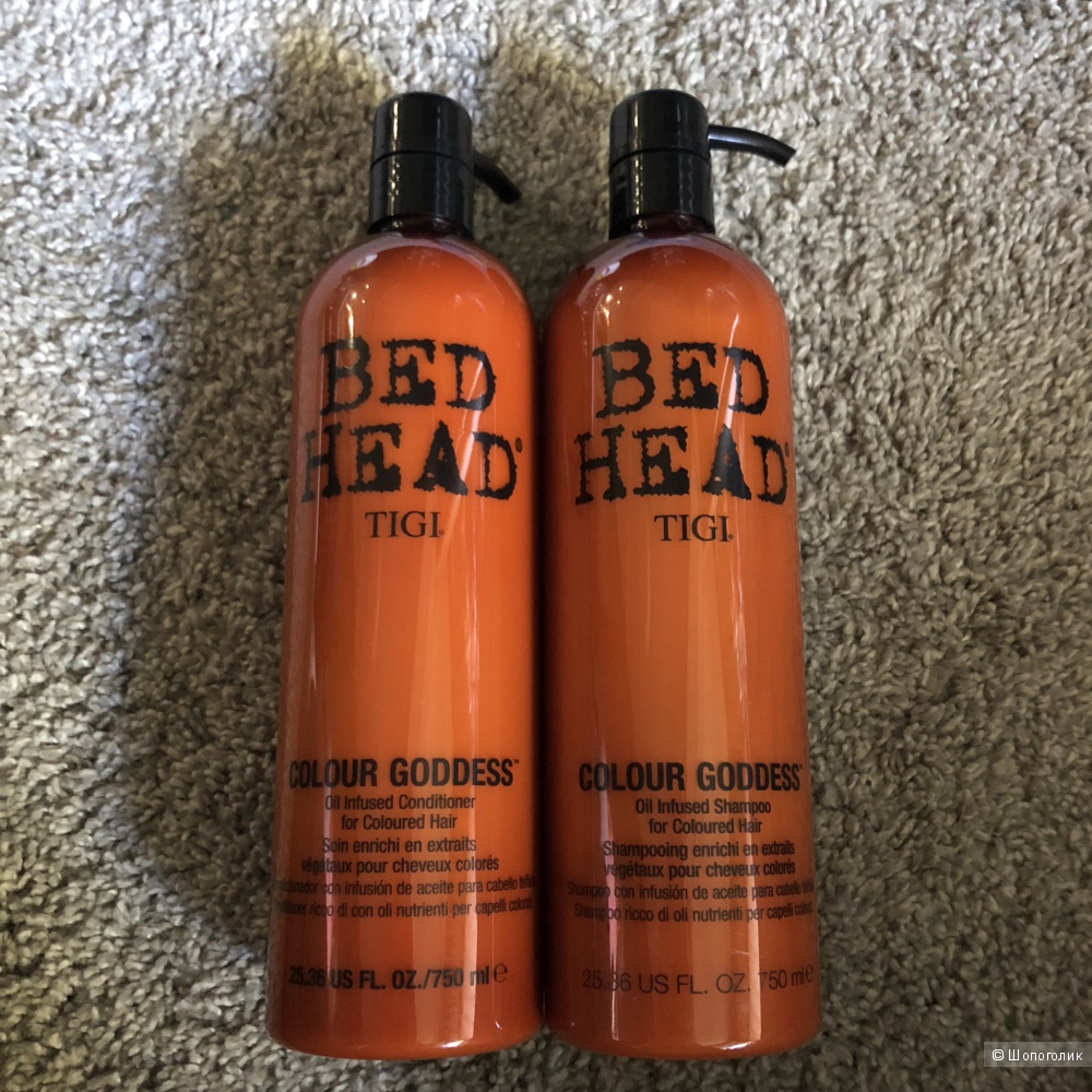Шампунь+Бальзам для волос TIGI BED HEAD COLOUR GODDESS, 750